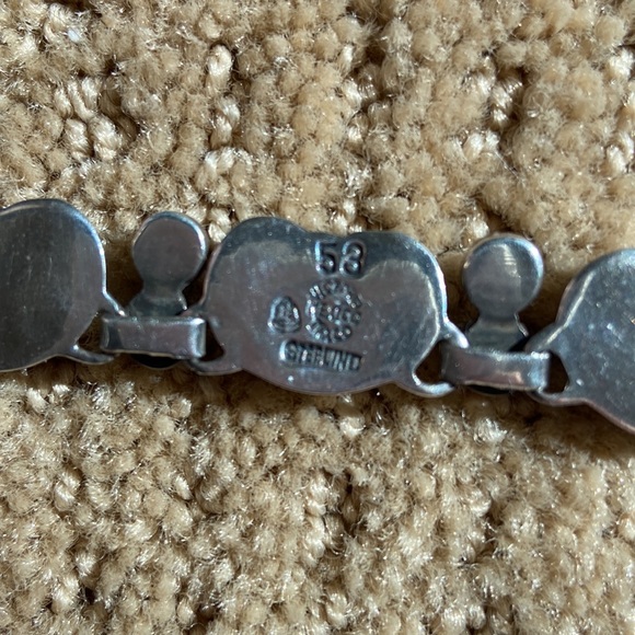 SOLD! Victoria Brillanti Taxco Mexico “Angels” Shadowbox Choker and Bracelet Set - Picture 5 of 9